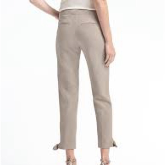 Banana Republic | AVERY STRAIGHT-FIT TIE HEM ANKLE PANT - Picture 6 of 6